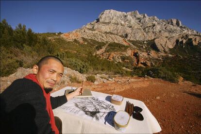 Cézanne pintó hasta 80 versiones, repartidas hoy por diferentes museos, de la mítica montaña de Sainte-Victoire, en la Provenza (Francia).