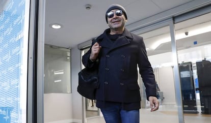 Jorge Javier Vázquez, tras recibir el alta médica.