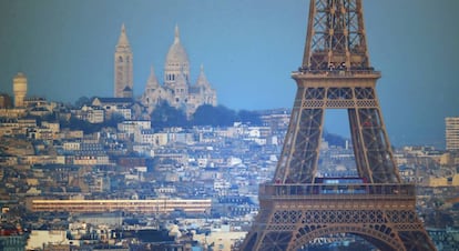 Vista de la Torre Eiffel.