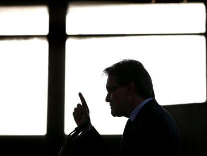 Artur Mas, presidente de la Generalitat y candidato de CiU.