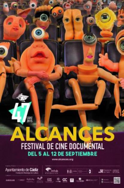 Cartel del Festival Alcances de Cádiz, obra de Arsenio Rodríguez.