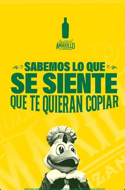 Mensaje de apoyo a Frisby de Aguardiente Amarillo Manzanares.