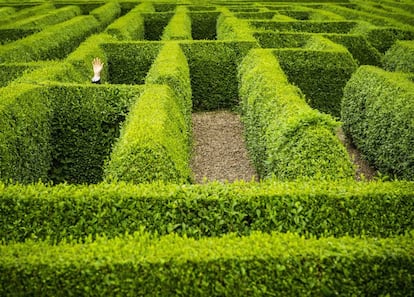 Jardines palaciegos y construcciones diseñadas para perderse invitan a repetir la búsqueda que hizo Teseo.