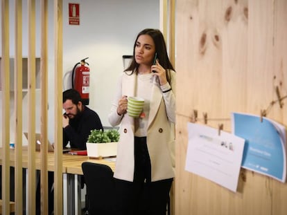 El espacio de 'coworking' The Garden Space, en Madrid.