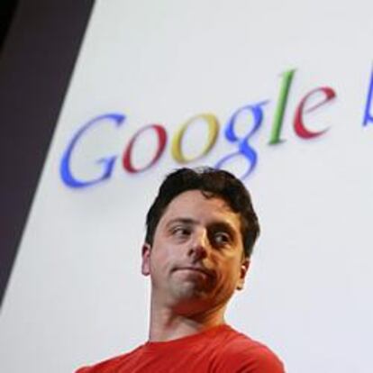 Sergey Brin, cofundador de Google, durante la presentación del Google Buzz.