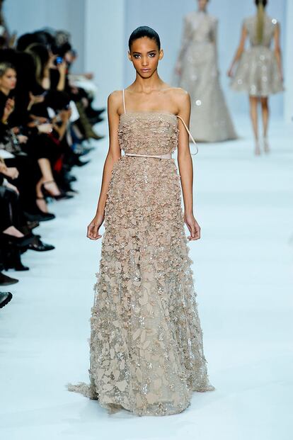 Las princesas de color de fresa de Elie Saab