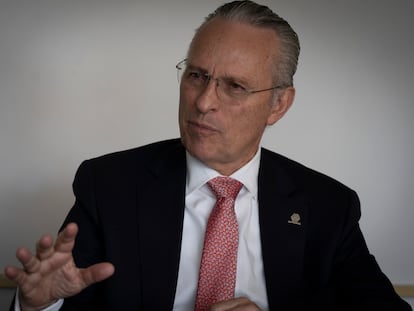 El empresario José Medina Mora Icaza, actual Presidente Nacional de Coparmex (2021 – 2022), en entrevista con EL PAÍS.