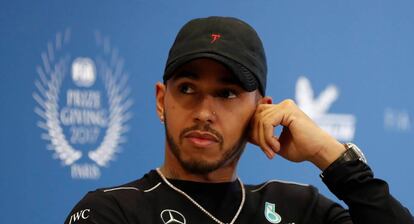 Lewis Hamilton, a principios de mes en París.