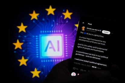 La UE acordó la ley de inteligencia artificial europea el pasado viernes.