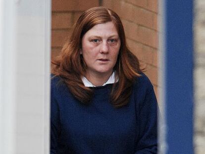 Karen Matthews, madre de la niña desaparecida.