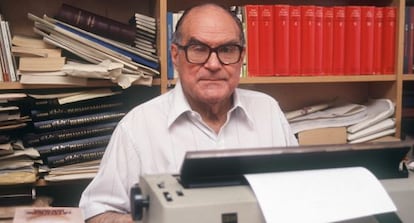 El filósofo Julián Marías en los años noventa.