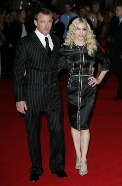 Madonna y Guy Ritchie, en septiembre de 2008, en uno de sus últimos actos en público en los que aparecieron juntos antes de anunciar su divorcio.