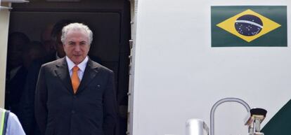 El presidente brasileño, Michel Temer.