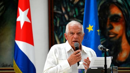 El alto representante para Política Exterior de la Unión Europea, Josep Borrell, este viernes en La Habana.
