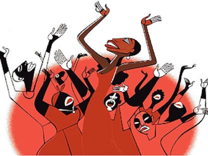 Ilustración de Daniel Jiménez para el libro 'Porgy and Bess' de George Gershwin.