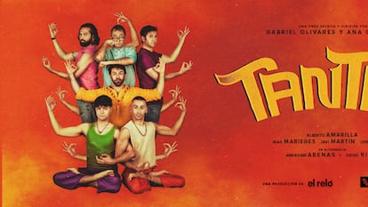Cartel de la obra 'Tantra', que llega al Teatro Lara protagonizada por Alberto Amarilla.