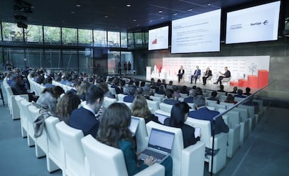 VIII Jornadas de Planes de Pensiones, vista del auditorio.