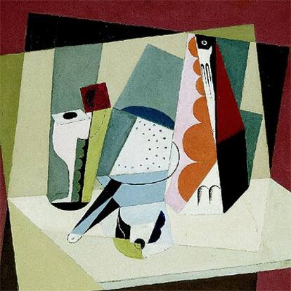 <i>Nature morte cubiste, <i>1917, de María Blanchard.