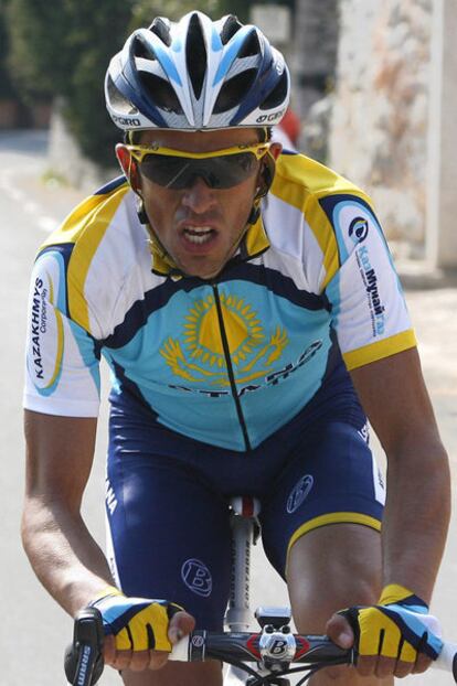 Contador, en la París-Niza.