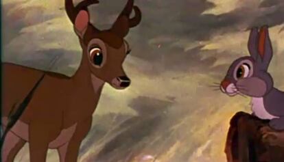 Un fotograma de la película 'Bambi'.