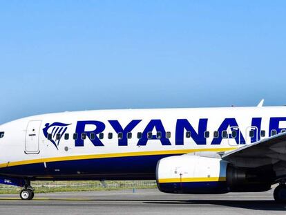 Imagen de un Boeing 737 de Ryanair.