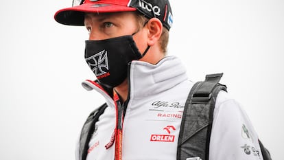 Kimi Raikkonen, en el circuito de Nürburgring (Alemania).