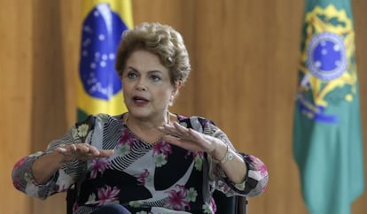 A presidenta Dilma Rousseff concede entrevista em Bras&iacute;lia nesta ter&ccedil;a. 