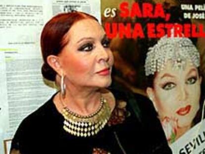 Sara Montiel, durante la presentación del documental.