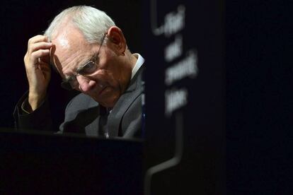 El ministro de Finanzas alem&aacute;n, Wolfgang Scha&uuml;ble,