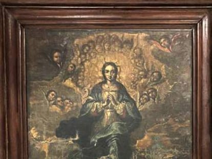'La Inmaculada' que todavía no se ha entregado a Sijena desde Lleida.