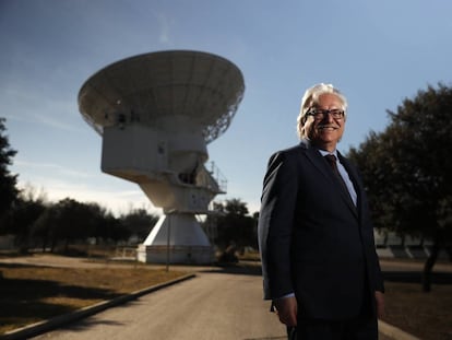 Günther Hasinger, nuevo director de ciencia de la Agencia Espacial Europea, en las instalaciones de la ESA en Villanueva de la Cañada (Madrid)