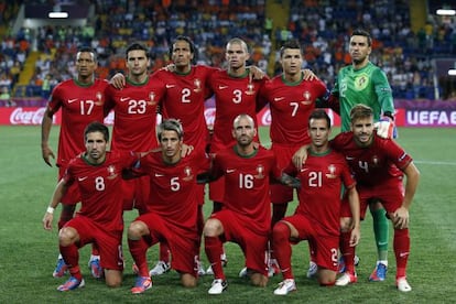 El equipo de Portugal.