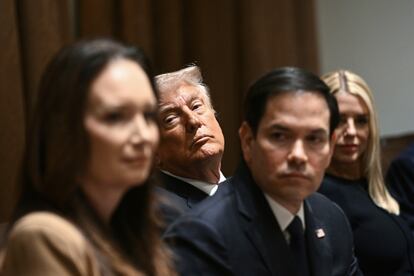 Brooke Rollins, Donald Trump, Marco Rubio, Pam Bondi