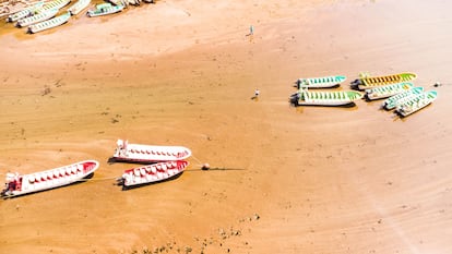 Vista aérea del río Grijalva.