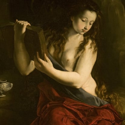 <b><i>Magdalena penitente </b></i>(circa 1615), atribuido a Juan Bautista Maíno.