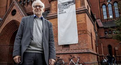 Jürgen Quandt, pastor protestante de la Iglesia de la Santa Cruz, en Berlín.