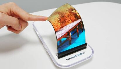 Tecnologías de pantallas flexibles de Samsung.