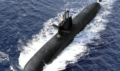 Imagen virtual del submarino S-80,