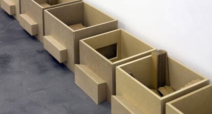 Una de las obras de la nueva exposición en Madrid de Julia Spínola.