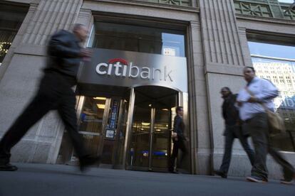 Una oficina de Citibank, en Nueva York.