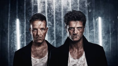 Àngel Llàcer (izquierda) y Joel Joan, en una imagen promocional de 'Frankestein'.