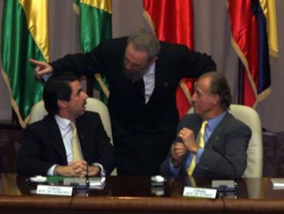 La visita no oficial de Aznar y el Rey a La Habana en 1999 estuvo llena de tropiezos y ridículos diplomáticos