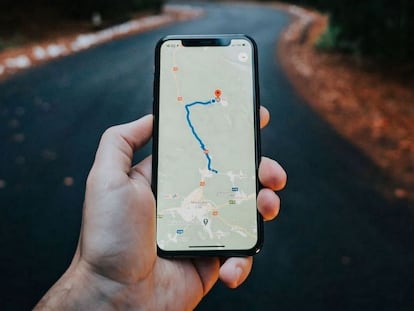 Google Maps en un móvil