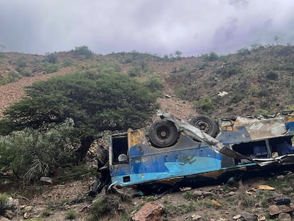 Accidente de autobús en Bolivia