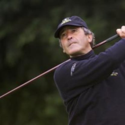 El golfista Severiano Ballesteros.