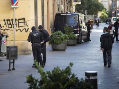 Escorcolls a Sants l&#039;octubre passat.