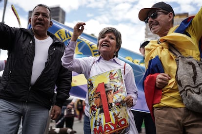 La exsenadora Gloria Cuartas, de igual forma, acudió al llamado del presidente Gustavo Petro.