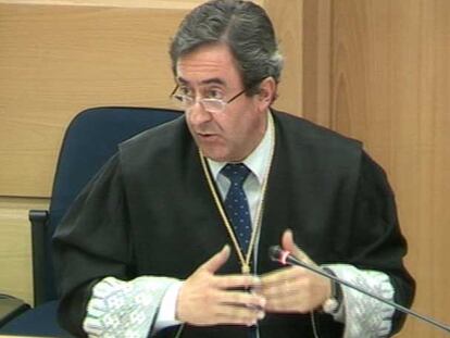 El fiscal jefe de la Audiencia Nacional, Javier Zaragoza, expone el informe final de la fiscalía en el juicio del 11-M.