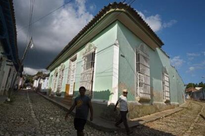 Casa colonial de Trinidad, en Cuba.