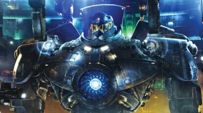 Gipsy danger, el robot protagonista de 'Pacific rim'.